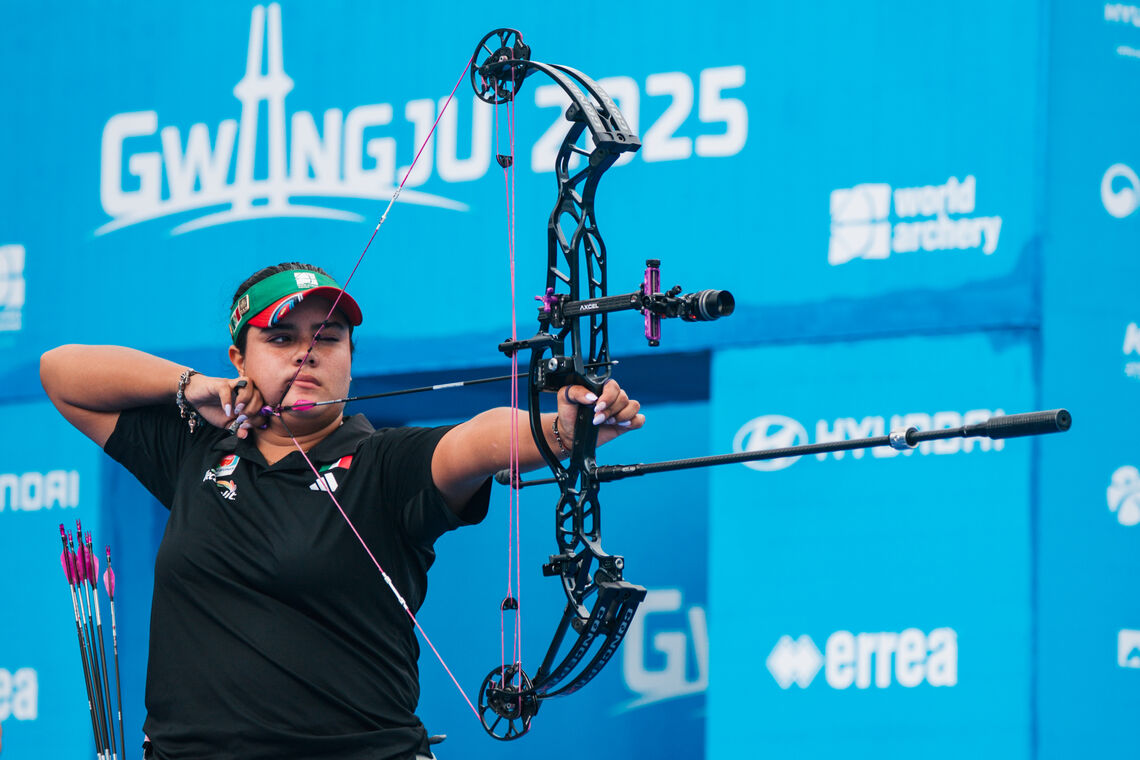 Andrea Becerra won the Gwangju 2025 Hyundai World Archery Championships.