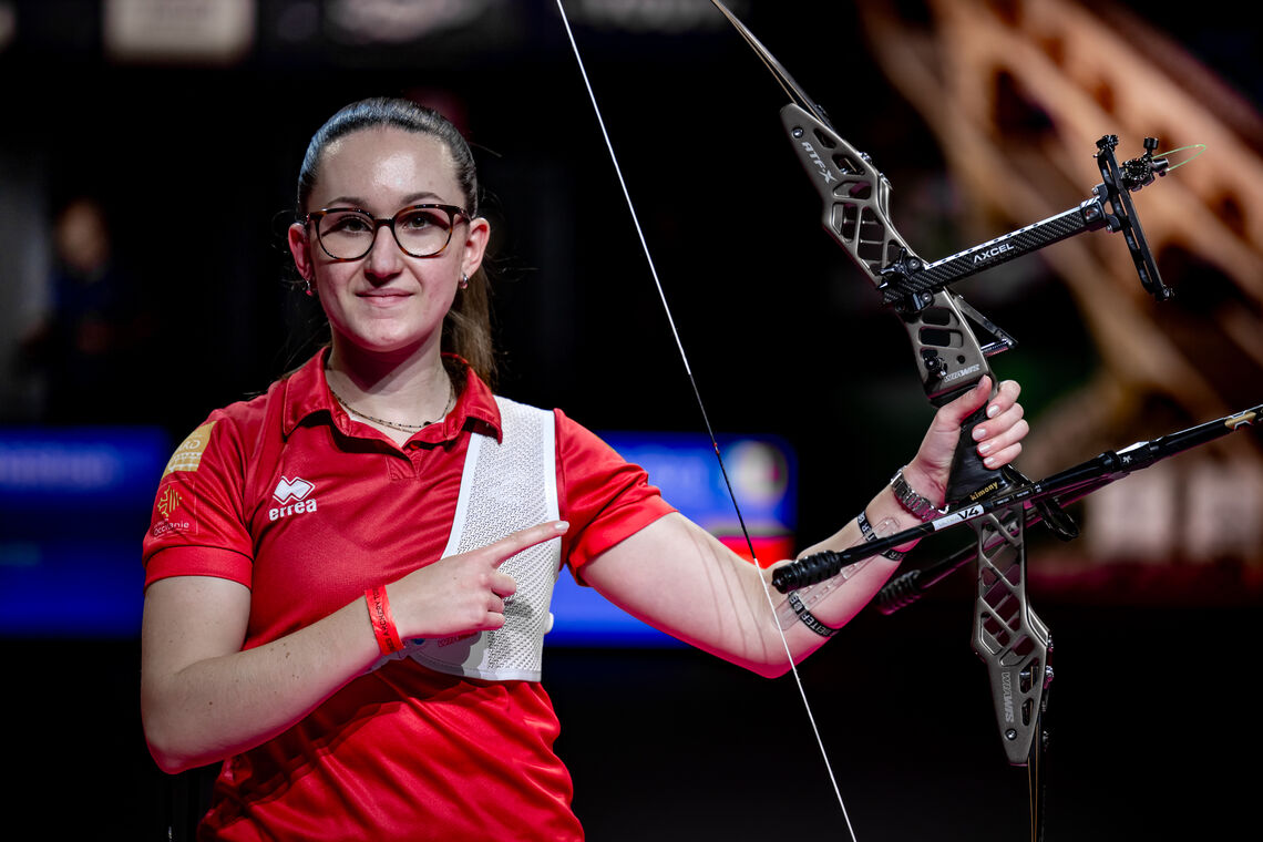 Victoria Sebastian won her second indoor stage of the season in Nimes.
