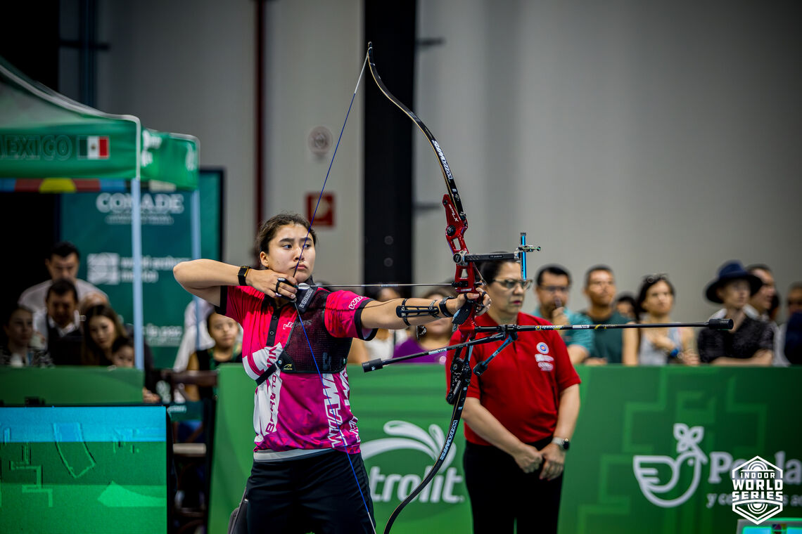 An athlete in action