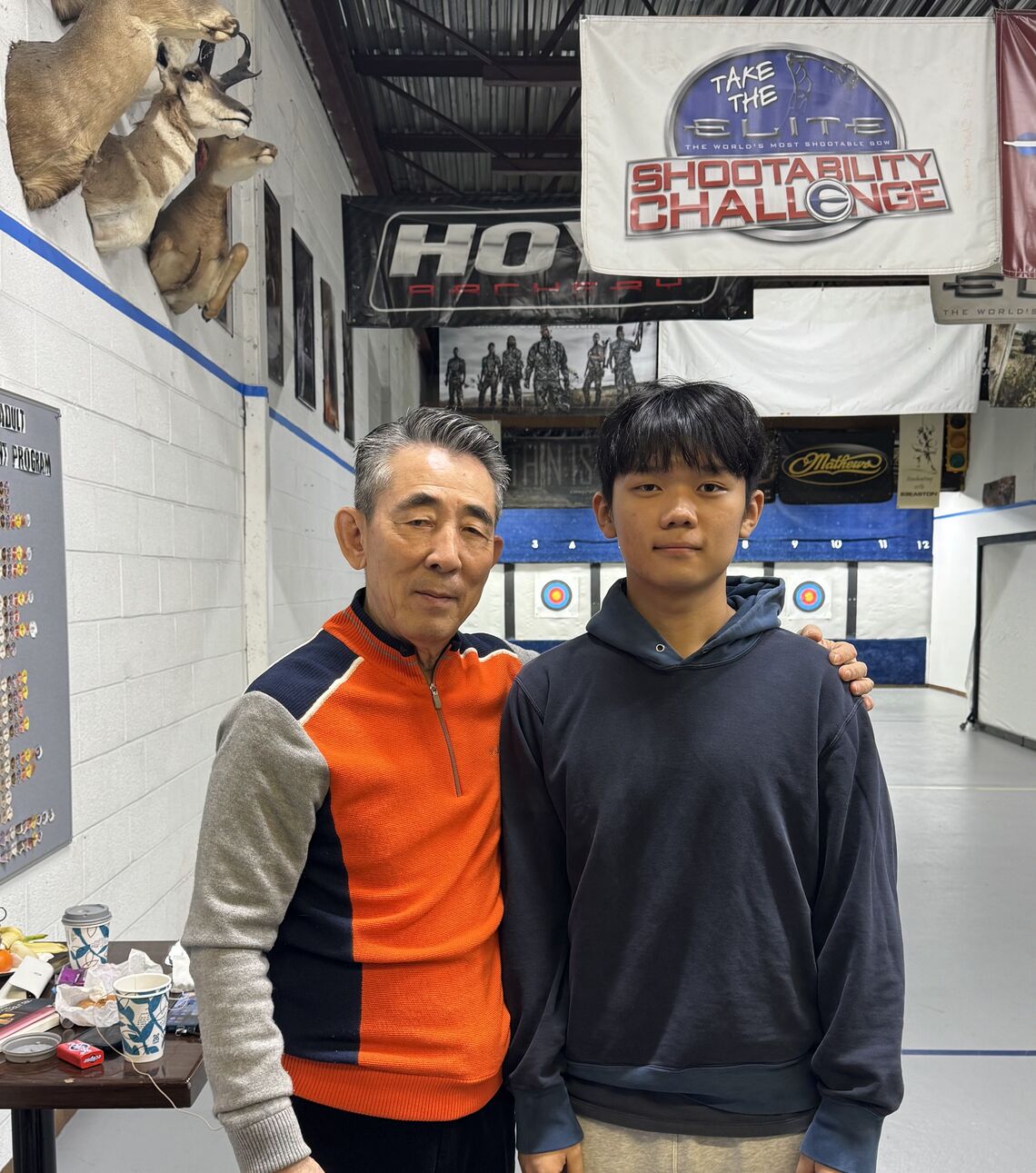 Samuel Kim with Kim Hyung Tak after one of the coach's seminars.
