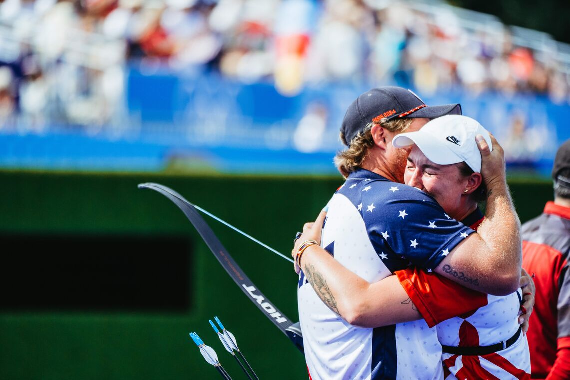 USA mixed team Paris