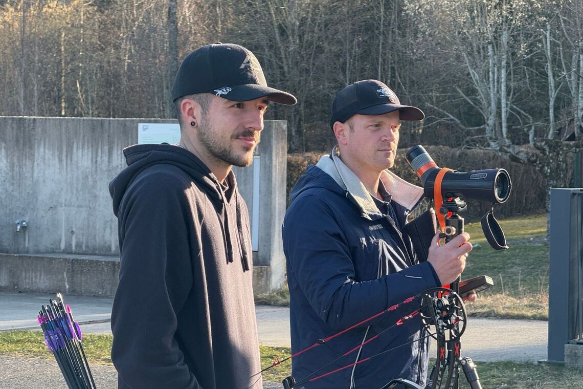 Nicolas Girard and Sébastien Brasseur also gave a masterclass to amateur archers.