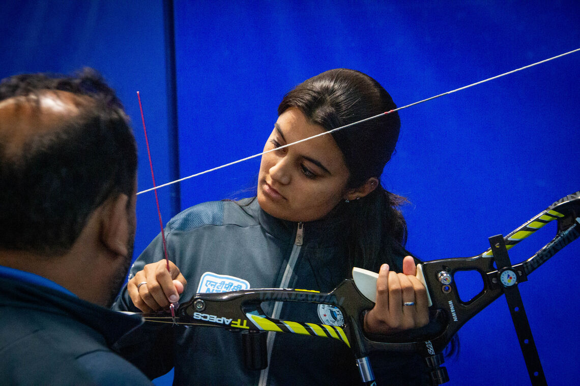 Indian coaches taking part in coaching course at the Excellence Centre in Lausanne.