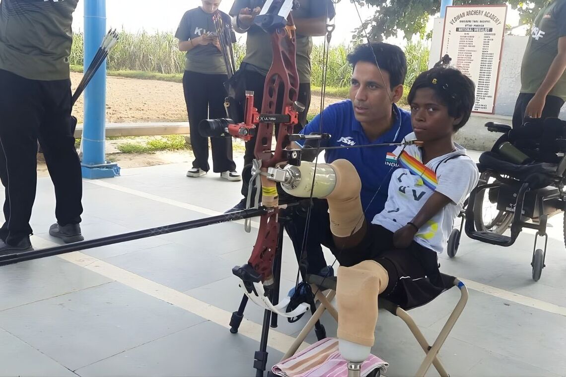 Payal Nag training with coach Kuldeep Vedwan.