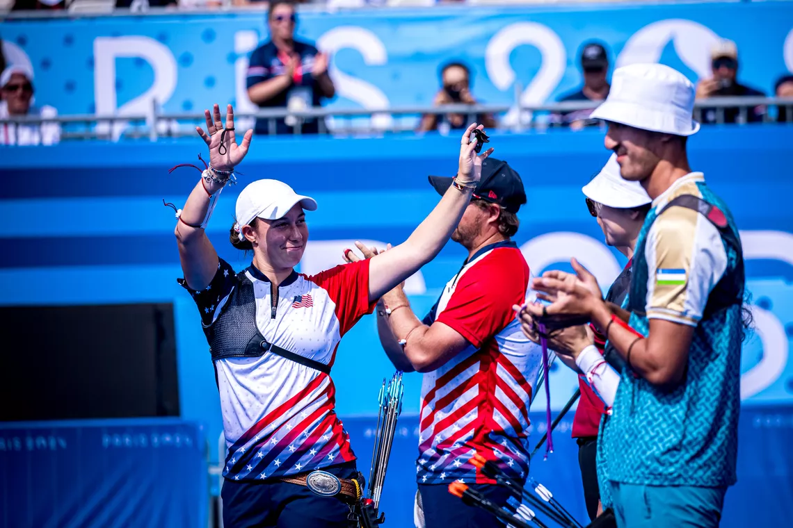 USA mixed team Paris