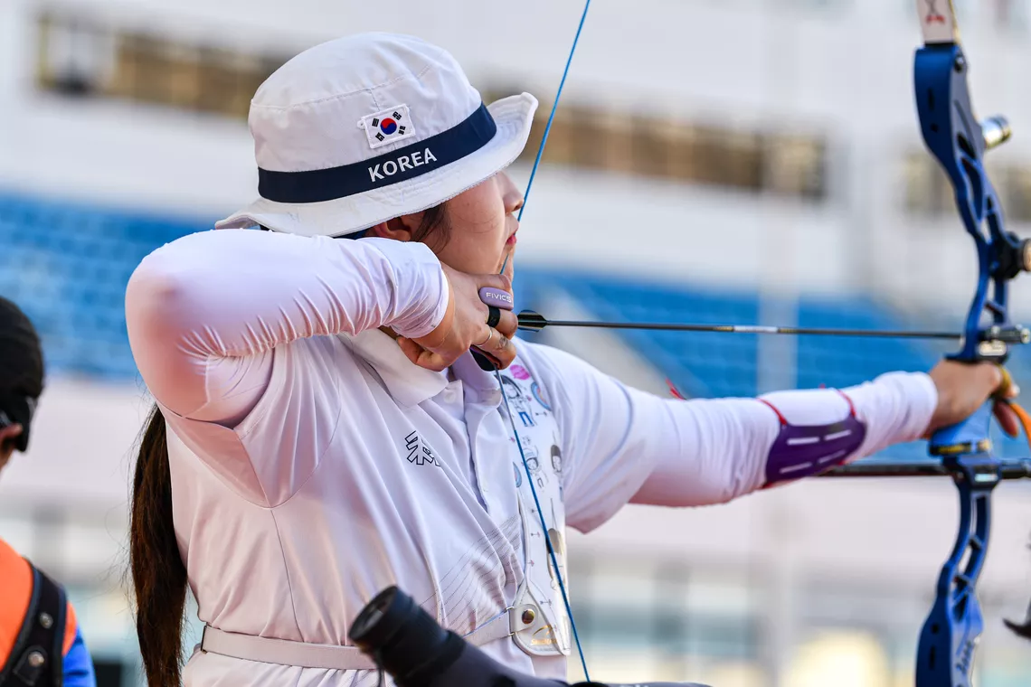 Jang Minhee aiming at Shanghai 2026. 
