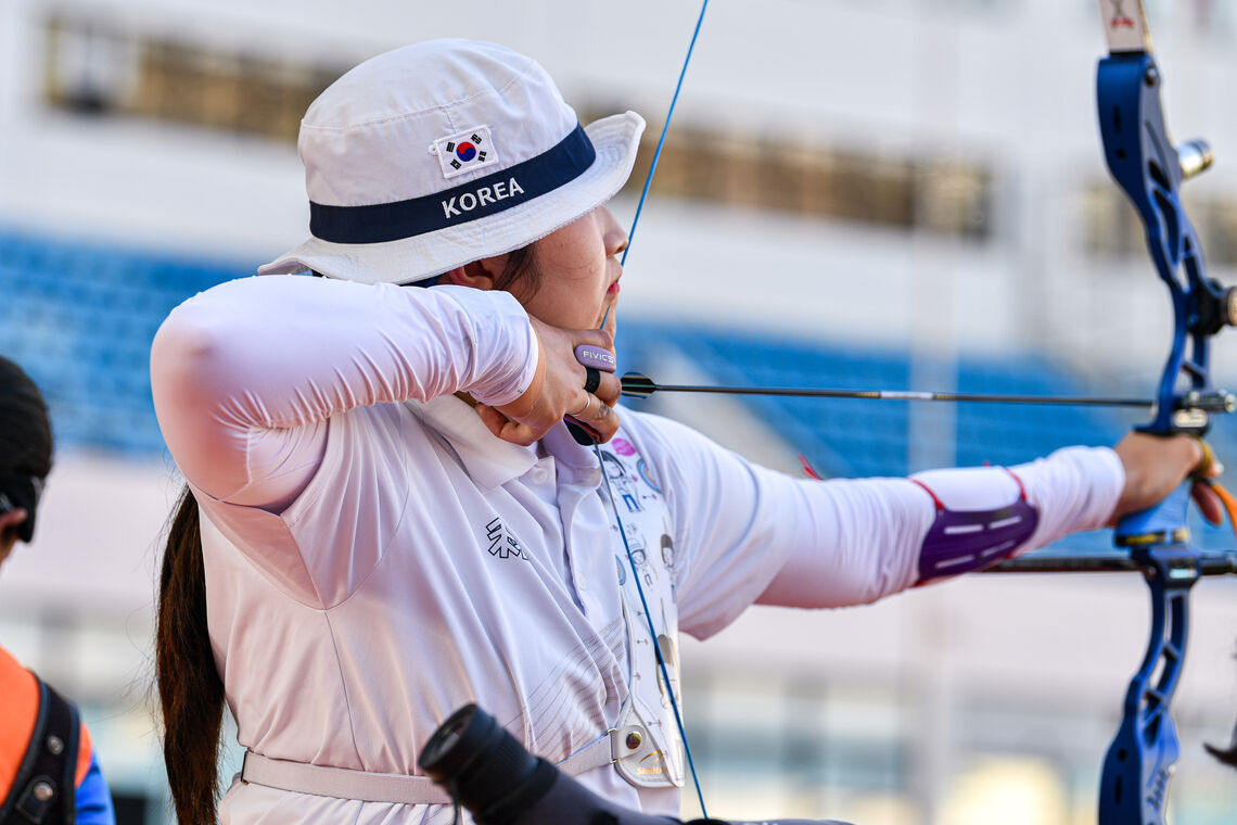 Jang Minhee aiming at Shanghai 2026. 