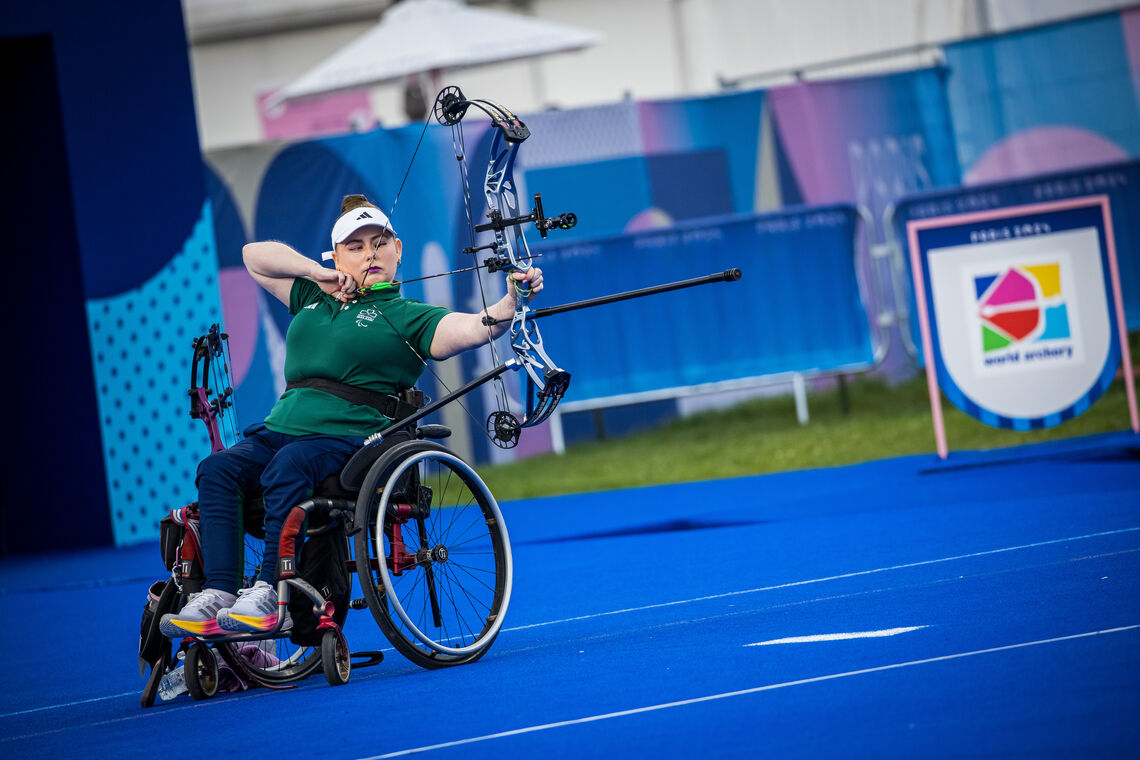 Kerrie Leonard at the Paris 2024 Paralympic Games.