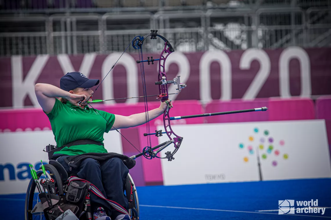 Kerrie Leonard at the Tokyo 2020 Paralympic Games.