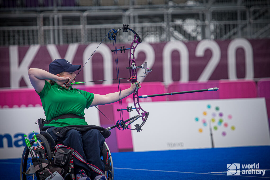 Kerrie Leonard at the Tokyo 2020 Paralympic Games.