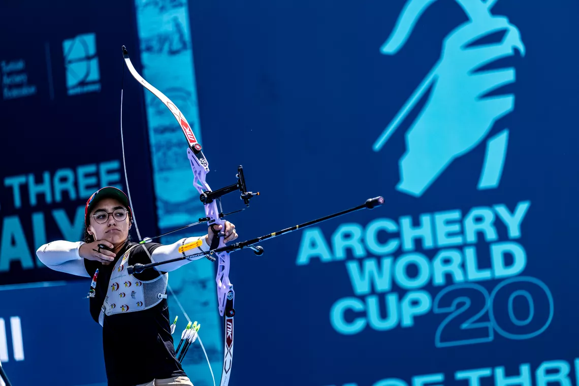Ana Paula Vazquez won here first Hyundai Archery World Cup medal at Antalya 2026, finishing second.