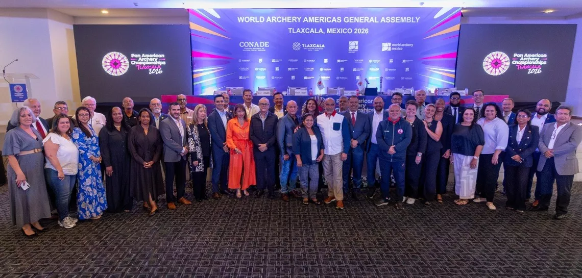 World Archery Americans general assembly 2026 in Tlaxcala, Mexico.
