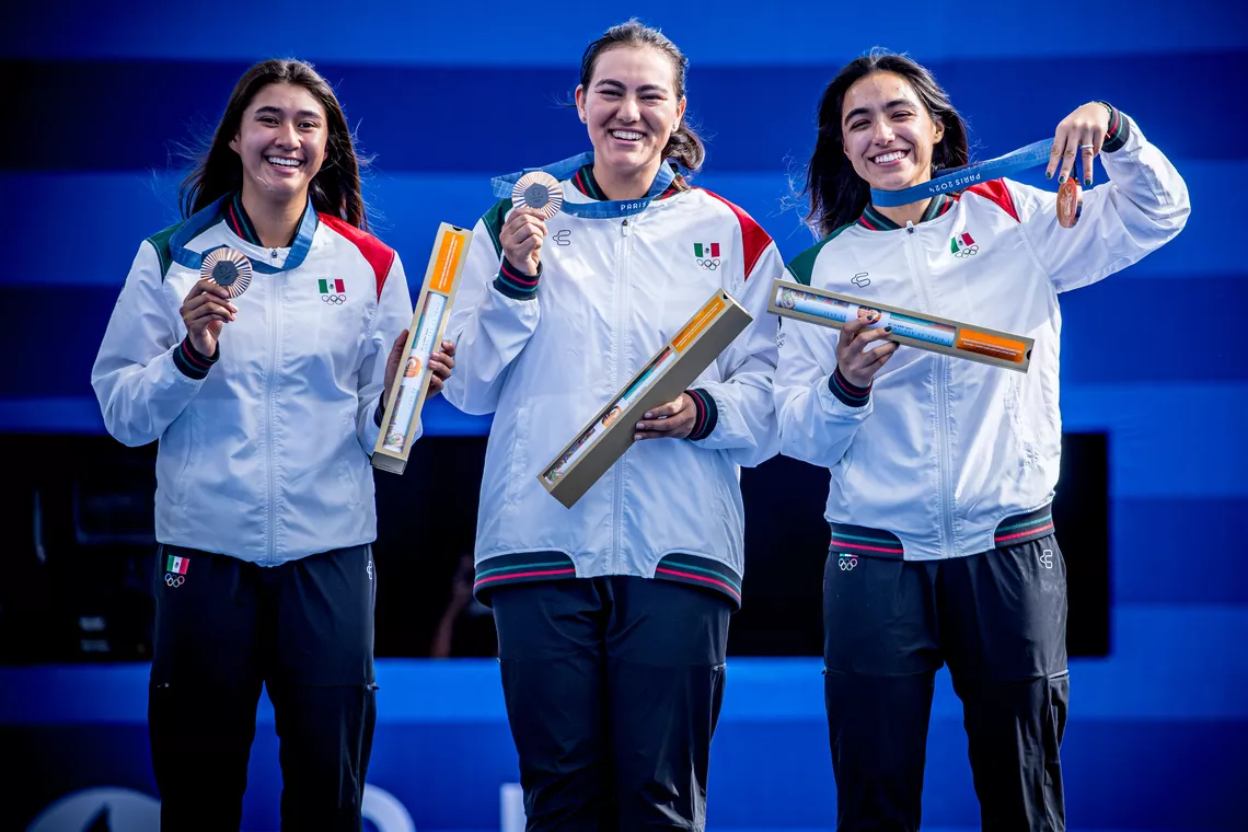 The Mexican women won bronze at the Paris 2024 Olympic Games.
