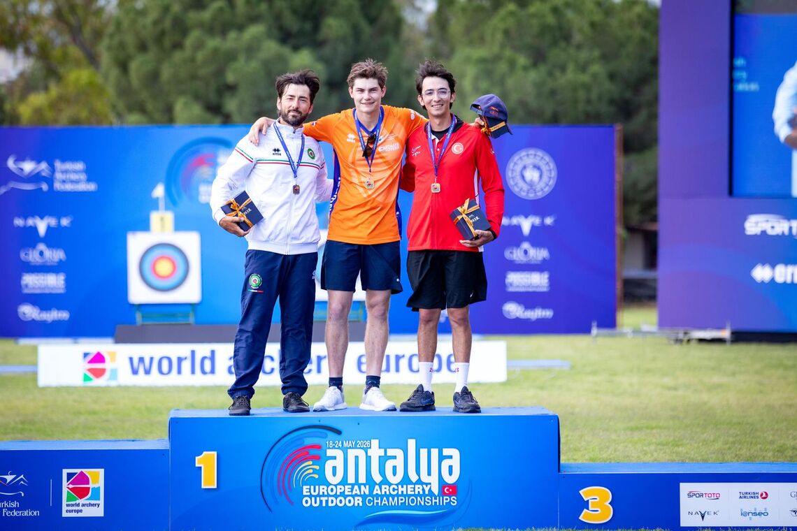 Willem Bakker won the European title in Antalya in 2026.