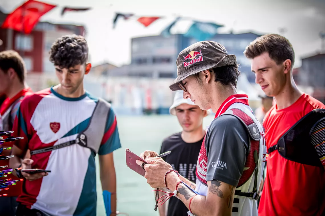Mete Gazoz at the Conquest Cup