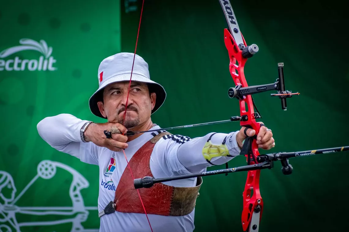 Samuel Molina aiming at the Morelia 2025 Americas Para Cup.