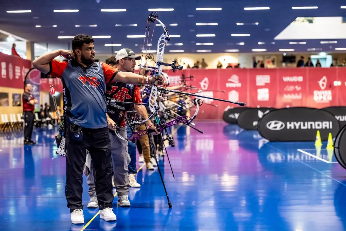 Qualification session at 2025 Swiss Open Lausanne.