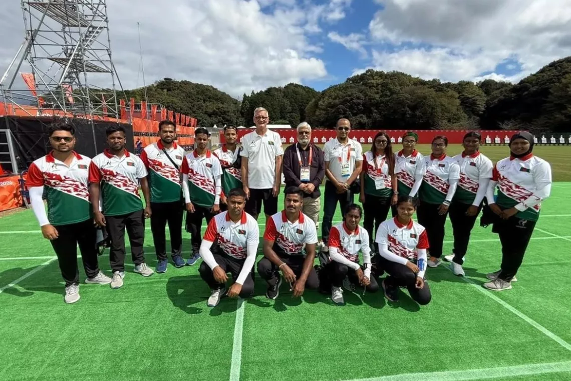 Bangladesh team at 2026 Asian Games.