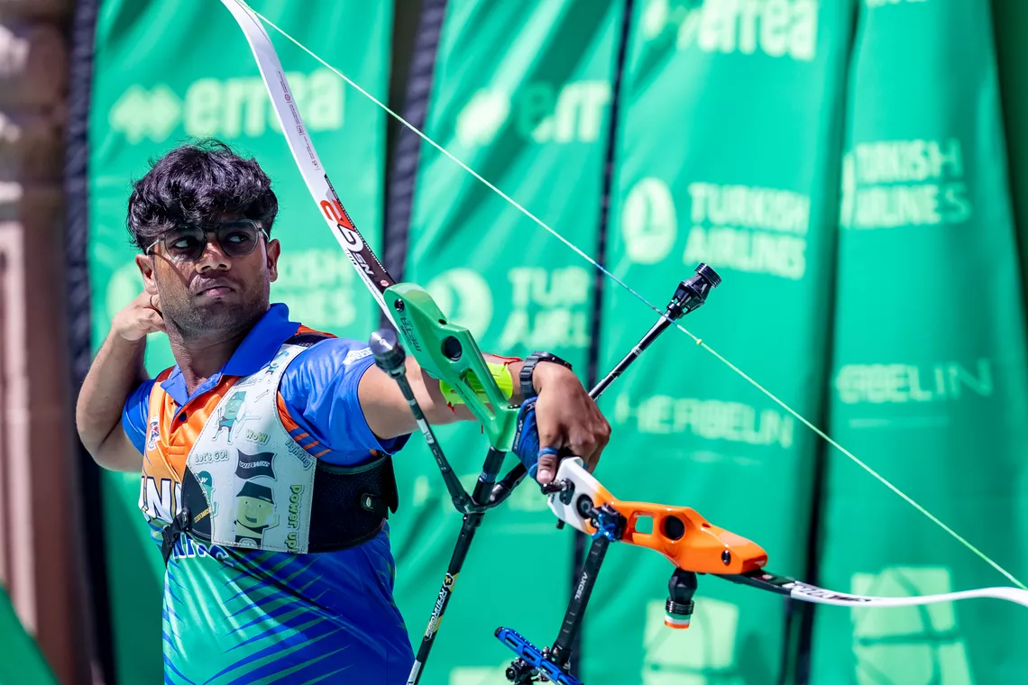 Dhiraj Bommadevara just after release at the familiarisation of Saltillo 2026.
