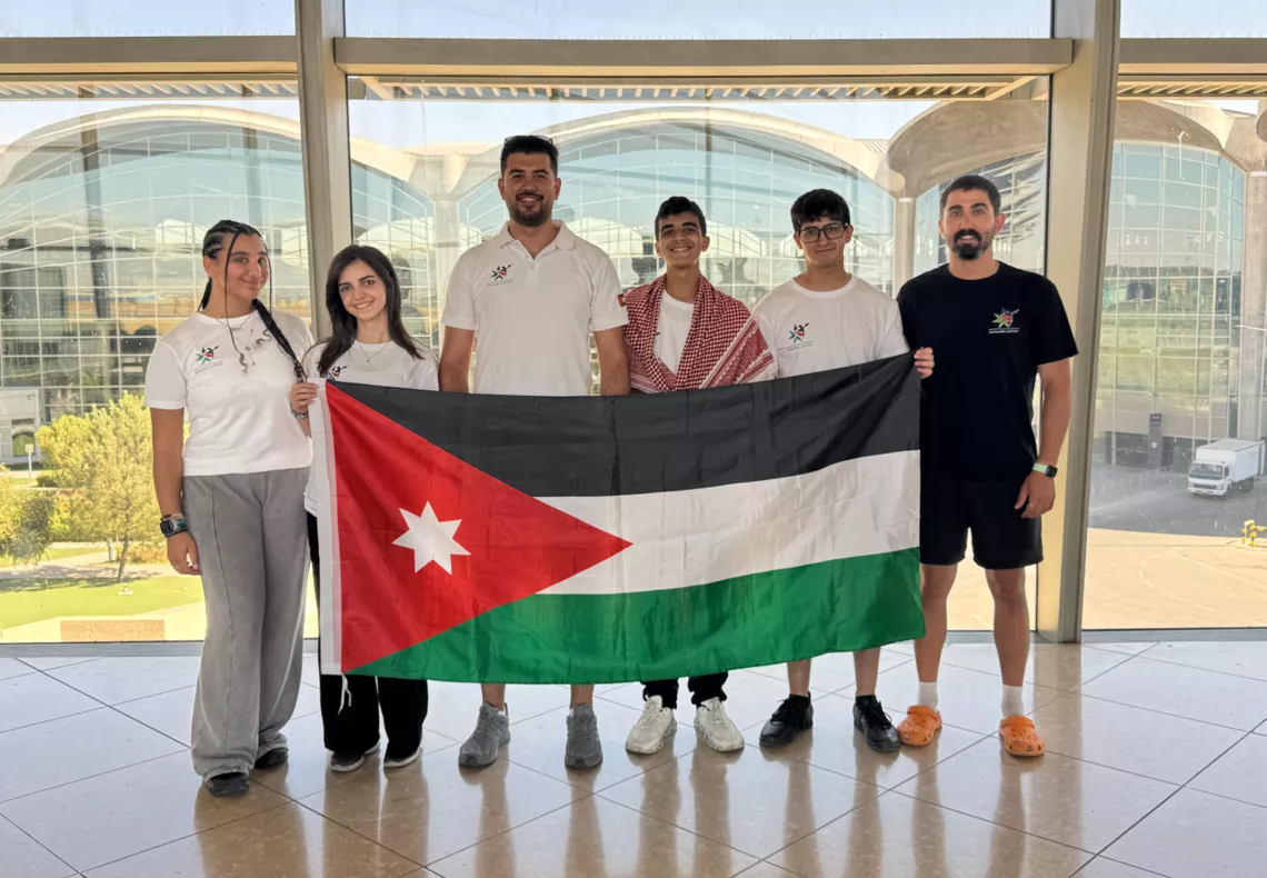 Participants from Jordan attending OS youth training camp in Bangladesh.