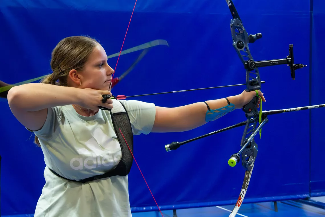 Adela Tollarovicova trained in Lausanne ahead of the Youth Olympic Games.