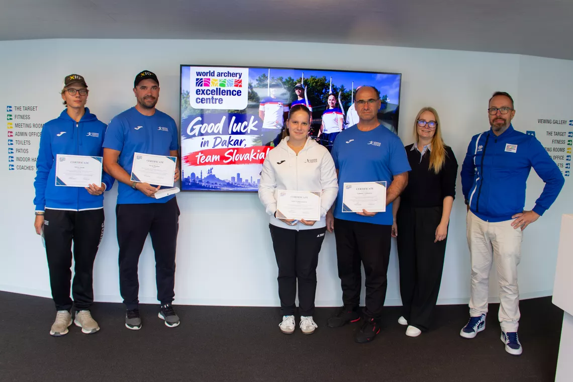 Oliver Satek, Juraj Duchon, Adela Tollarovicova and Lubomír Tollarovic received training camp certificates.