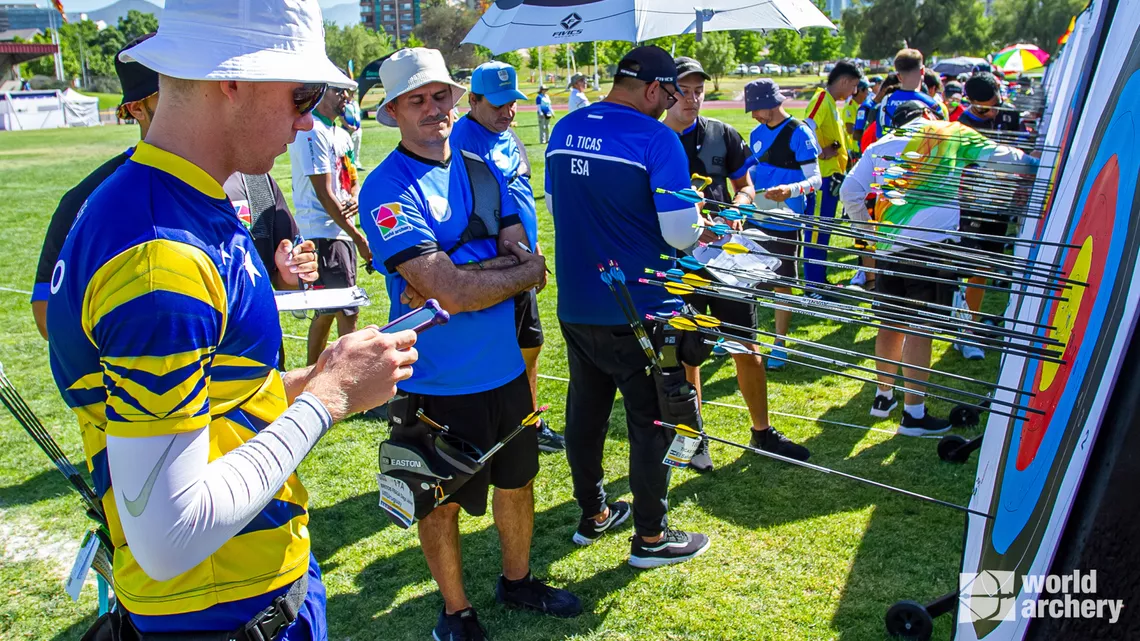 Archers at the 2022 Pan Am Championships.