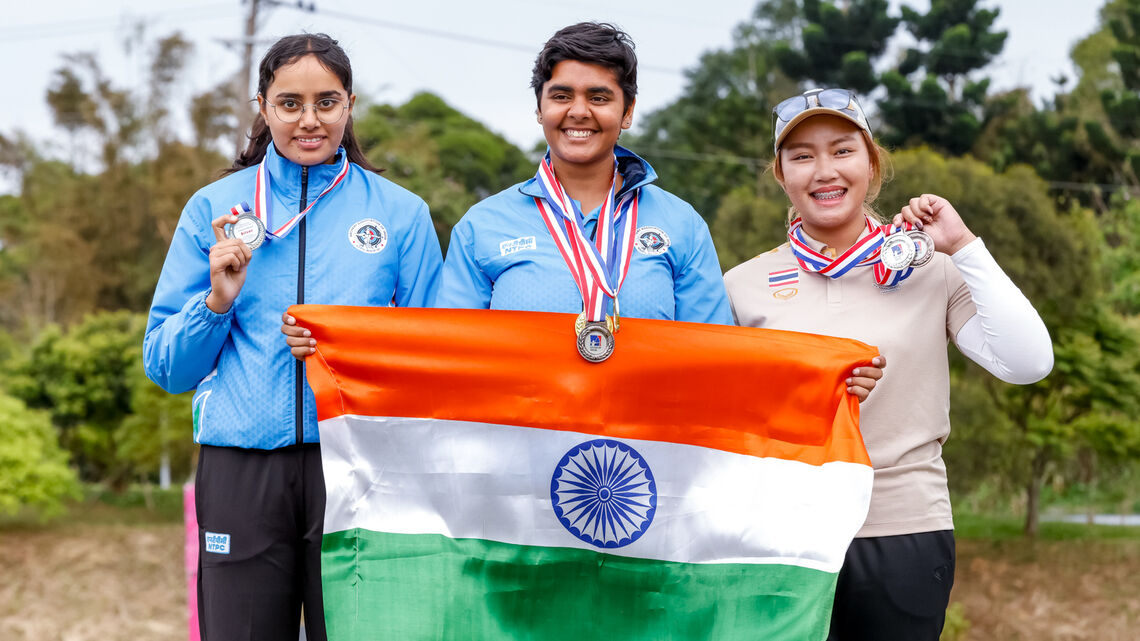 Pragati wins compound women’s gold at the first Asia Cup of 2023.