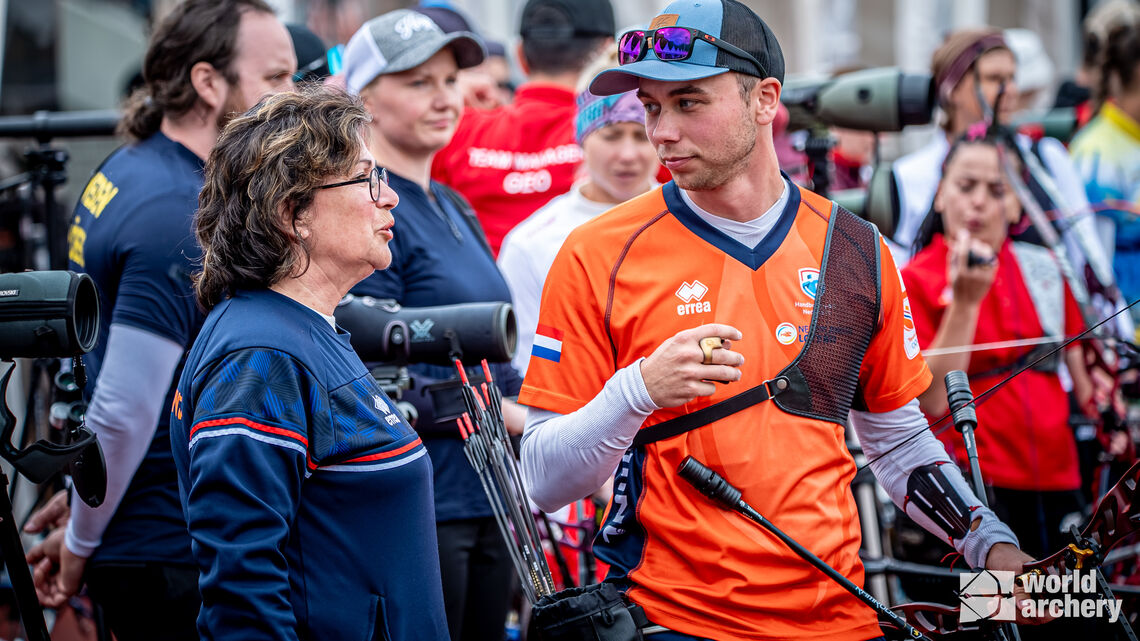 Steve Wijler during qualification in Essen.