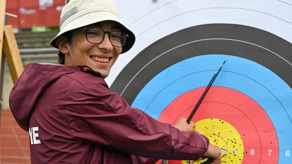 Mete Gazoz at European Championships 2024 in Essen.