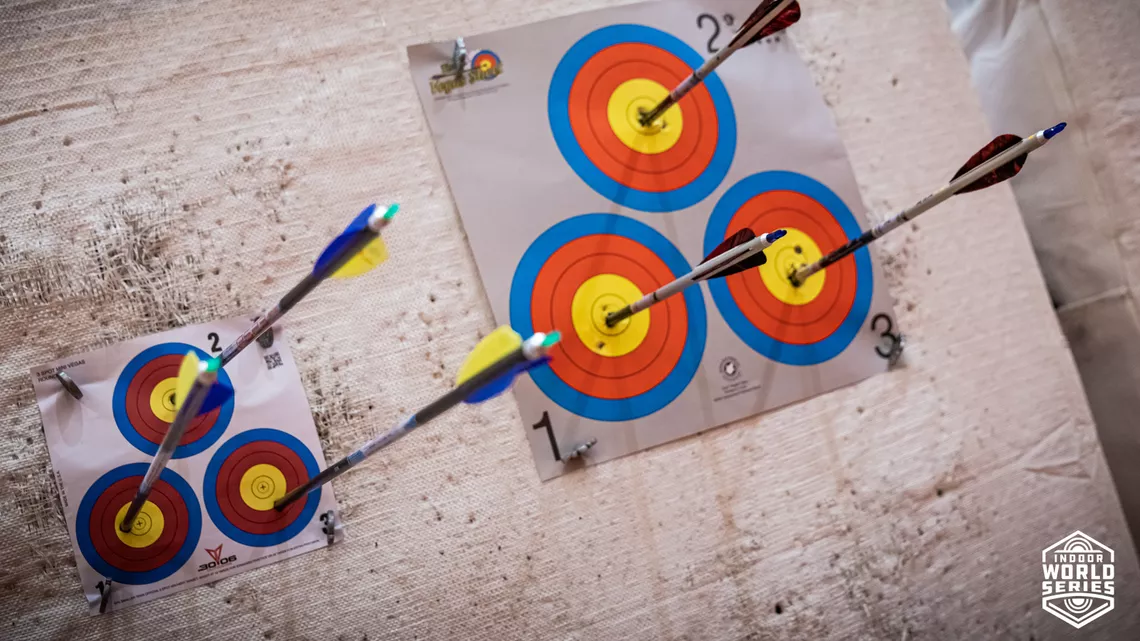 Targets at the Vegas Shoot.