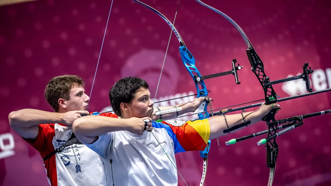 The Indoor Archery World Series is an open-entry mass-participation.