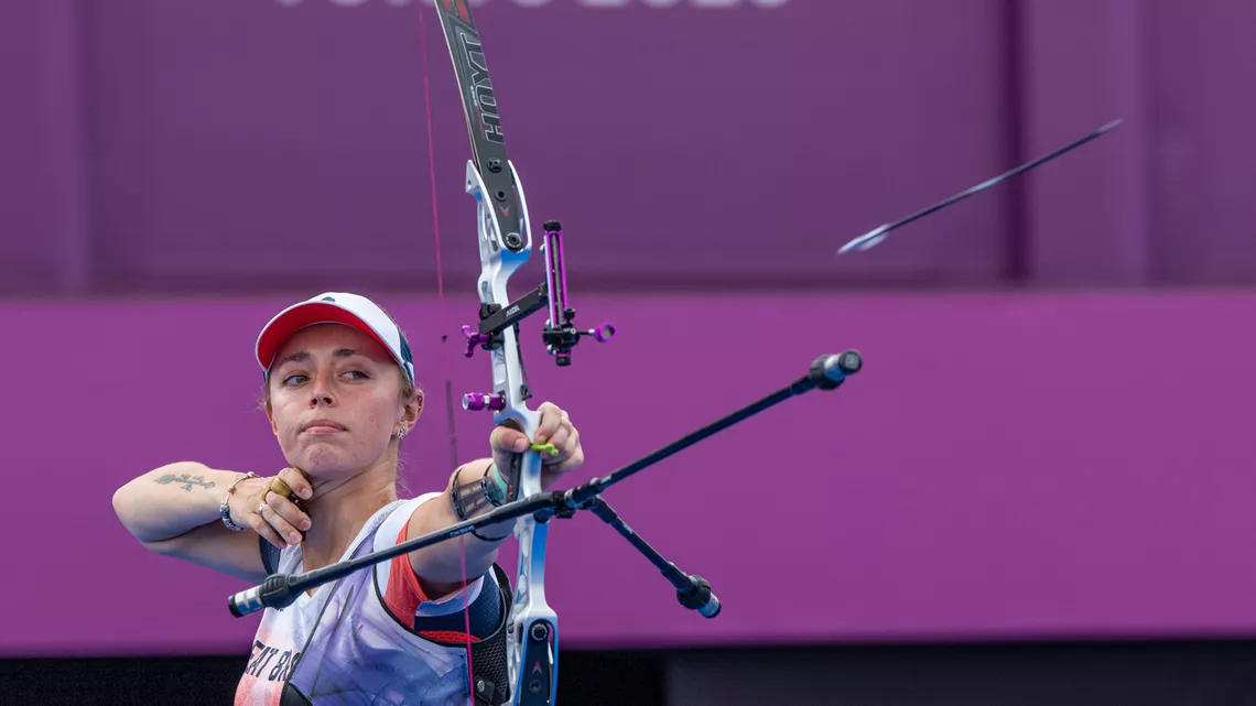 Bryony Pitman is the lone returning woman from Britain’s Olympic team.