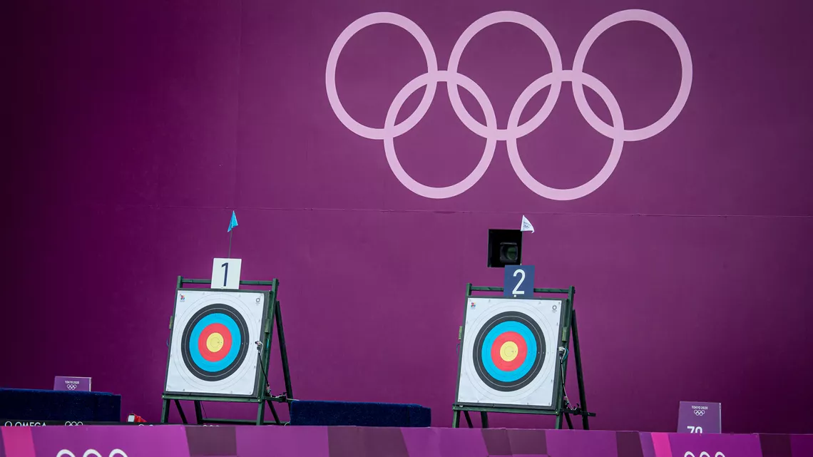Targets at the Tokyo 2020 Olympic Games.
