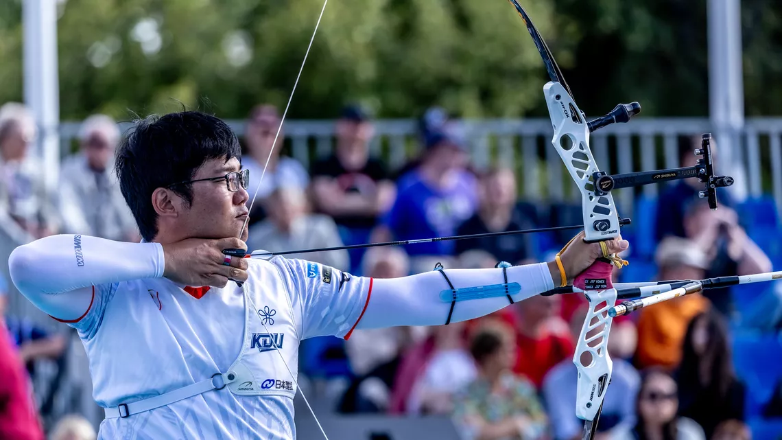 Takaharu Furukawa at the world championships in 2023.