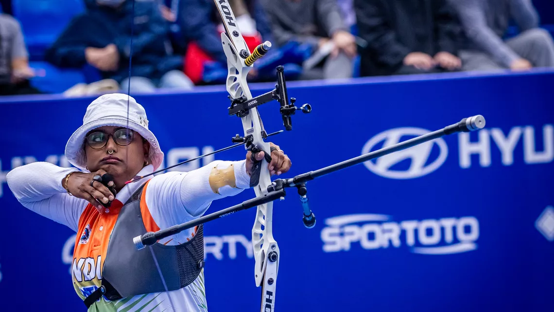 Deepika Kumari back to form in Shanghai 2024.