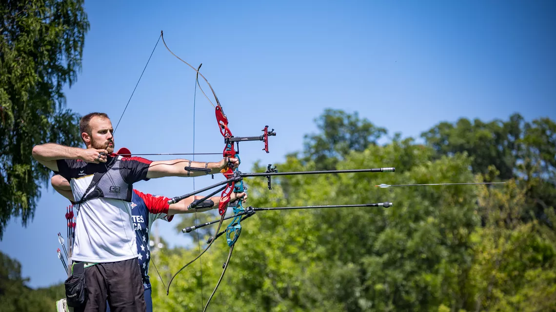 Florian Unruh was recurve champion in Birmingham 2022.