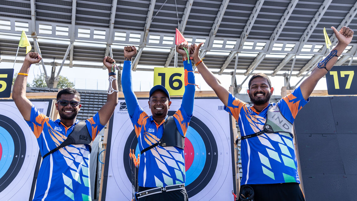 India recurve men’s team claims bronze.