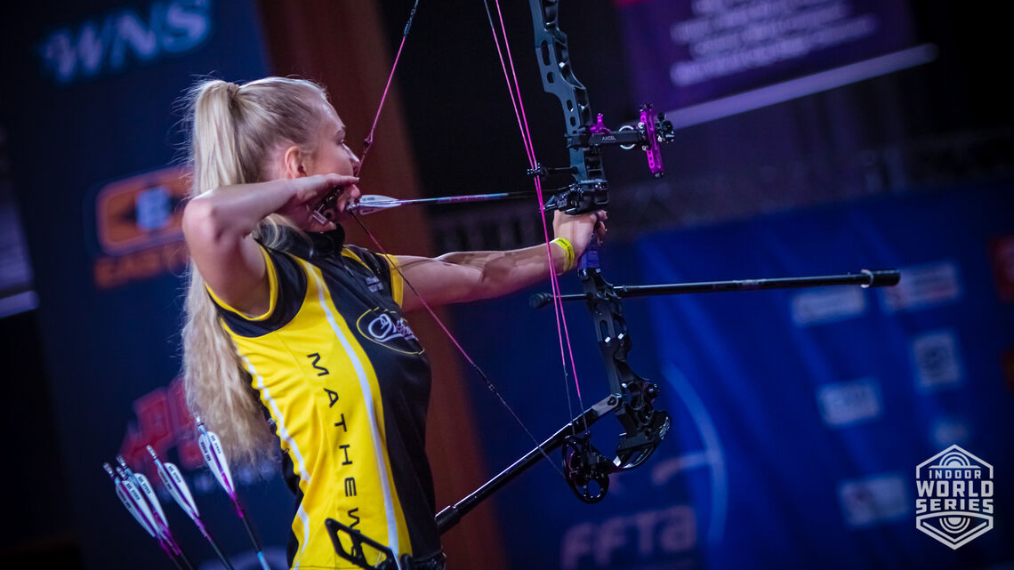 Lisell Jaatma shoots during the Nimes Tournament in 2021.