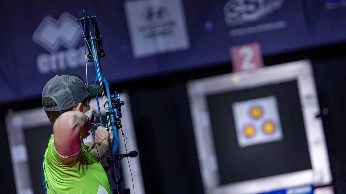 Shooting 18 metres.