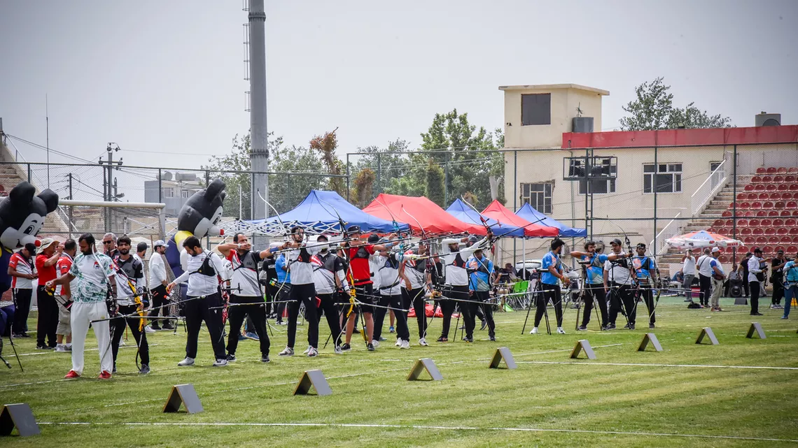 The qualifying field in Iraq.