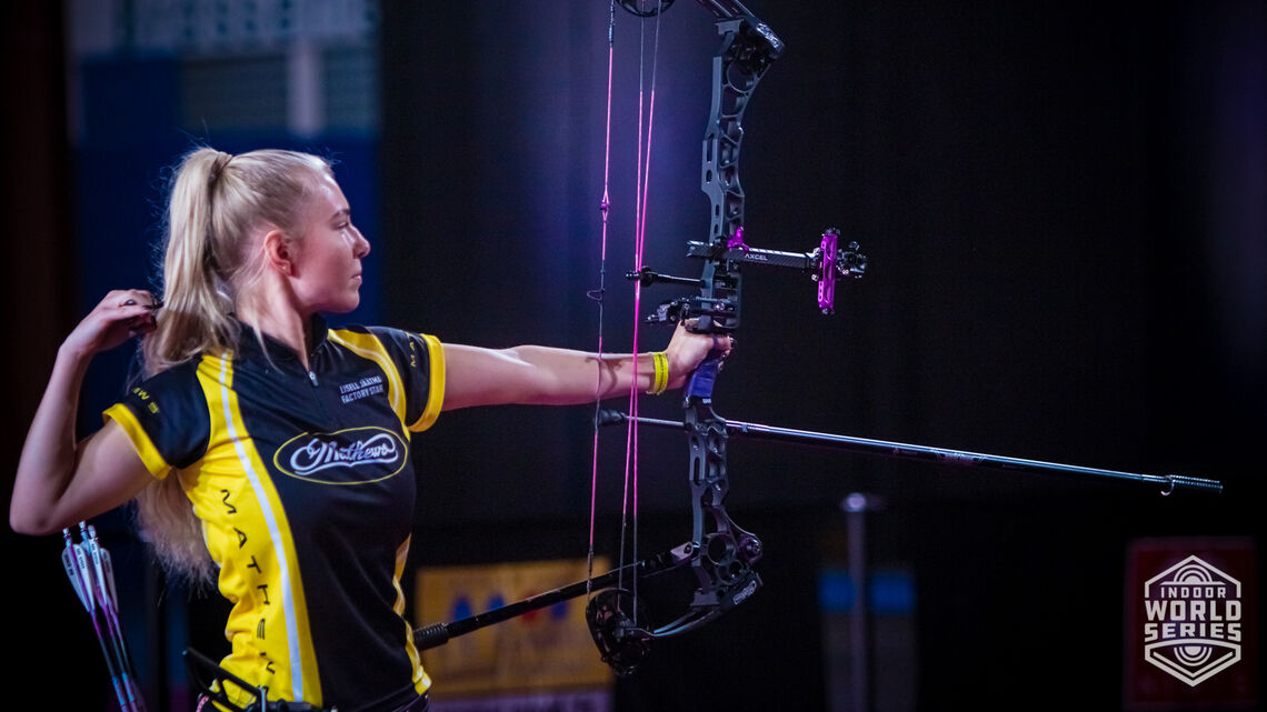 Lisell Jaatma shoots at the Nimes Tournament in 2021.