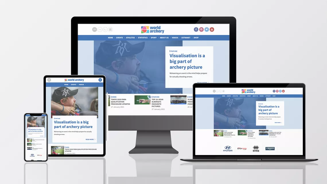 Mock-up of new .sport website.
