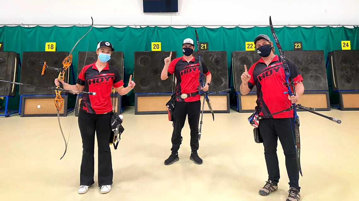 Lancaster Archery Supply celebrates 2021 Indoor Archery World Series Champion title.