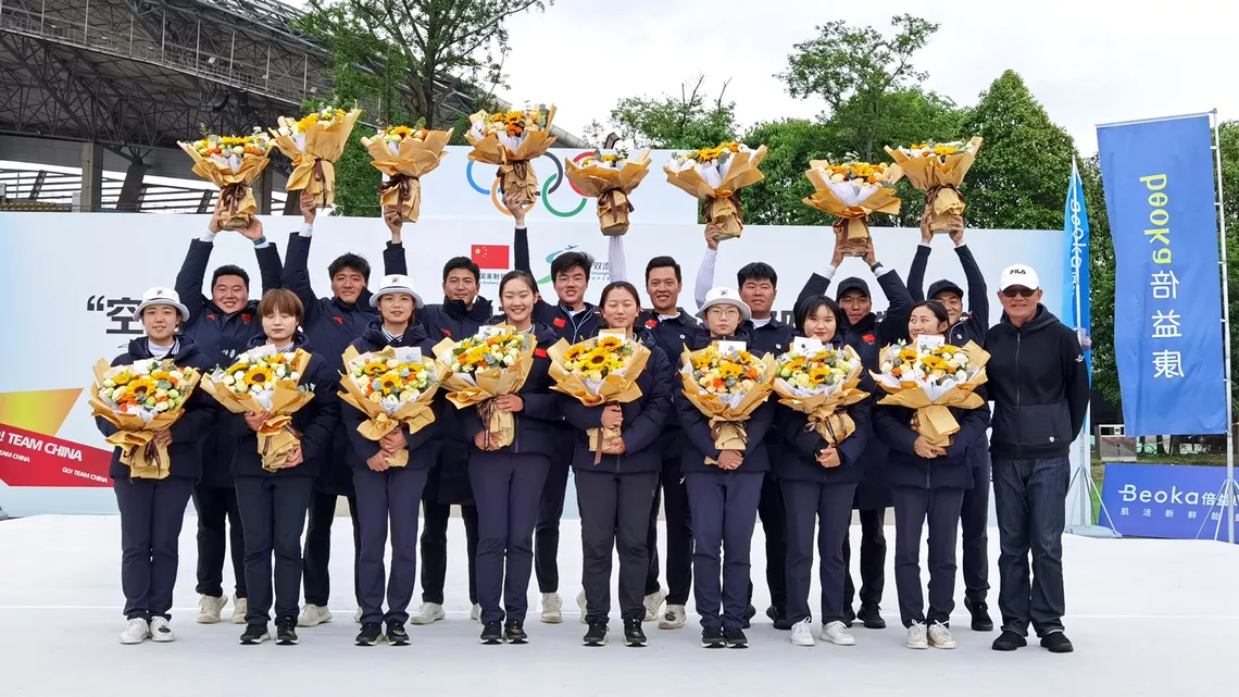 The Chinese team for the Tokyo 2020 Olympic Games.