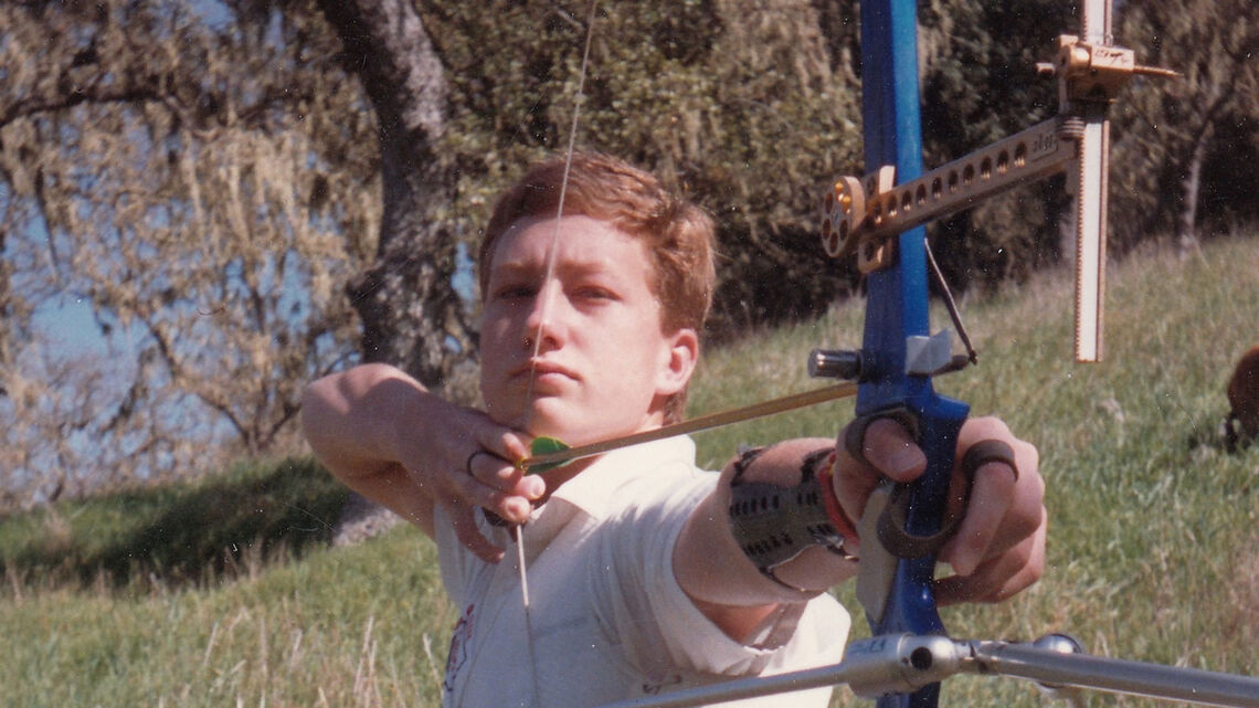 Allen Rasor shoots during teenage years.