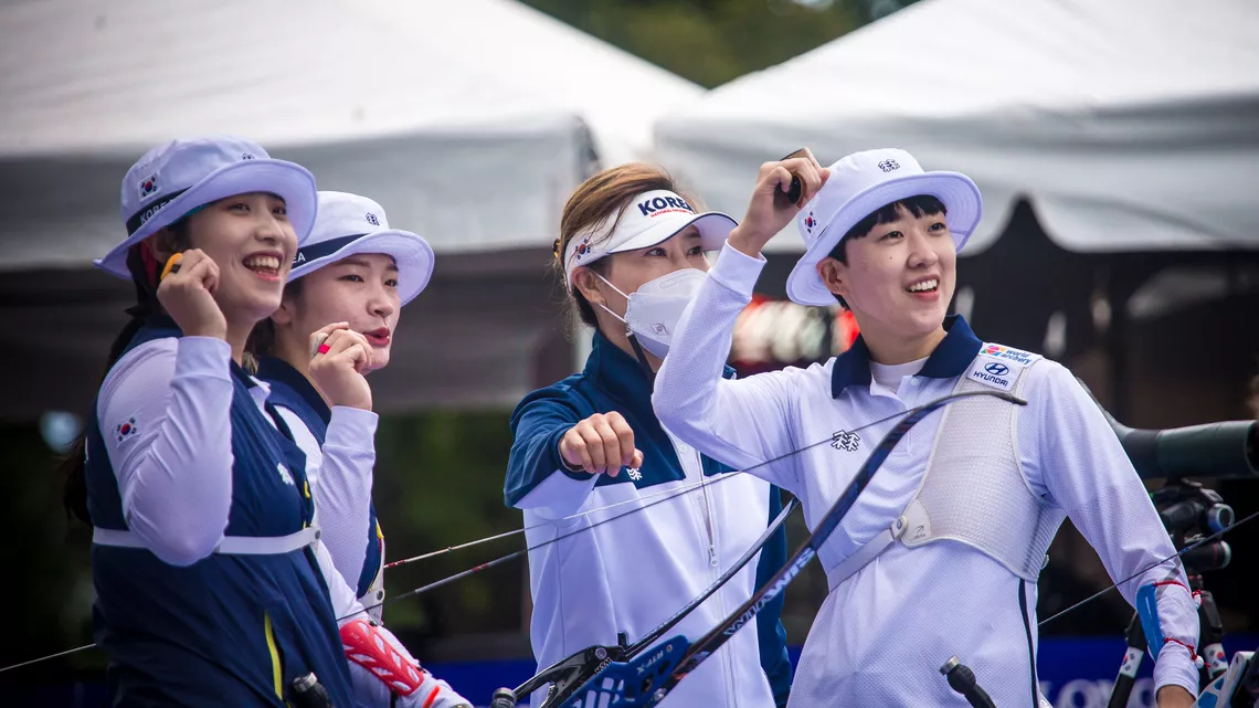 Korea's women's team in Yankton