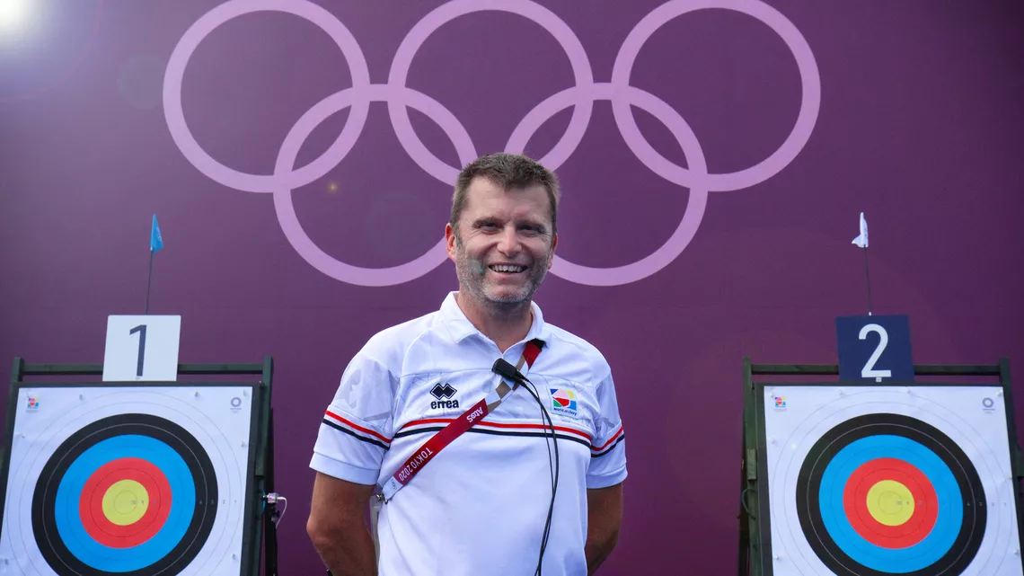 Seb Flute at the Tokyo 2020 Olympic Games.