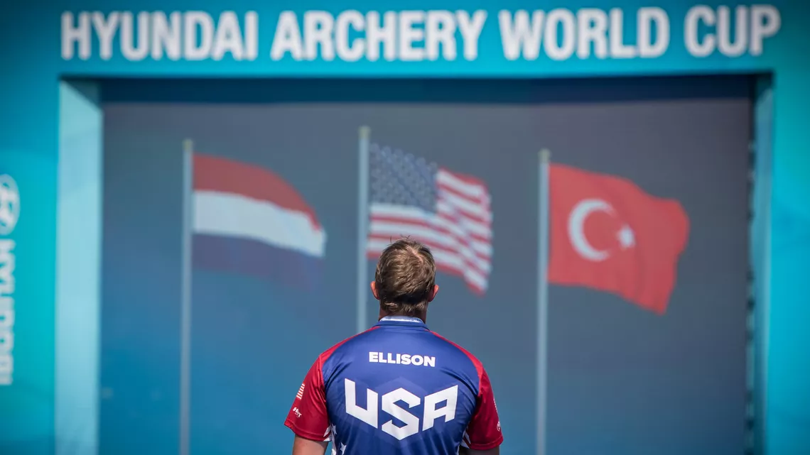 Brady Ellison tops the podium in 20109 in Antalya
