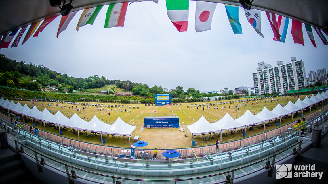 The Gwangju 2022 archery field